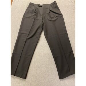 Men's Honing Whistle Stop Umpire Pants Black Pleated Front Straight Leg Sz 38/30